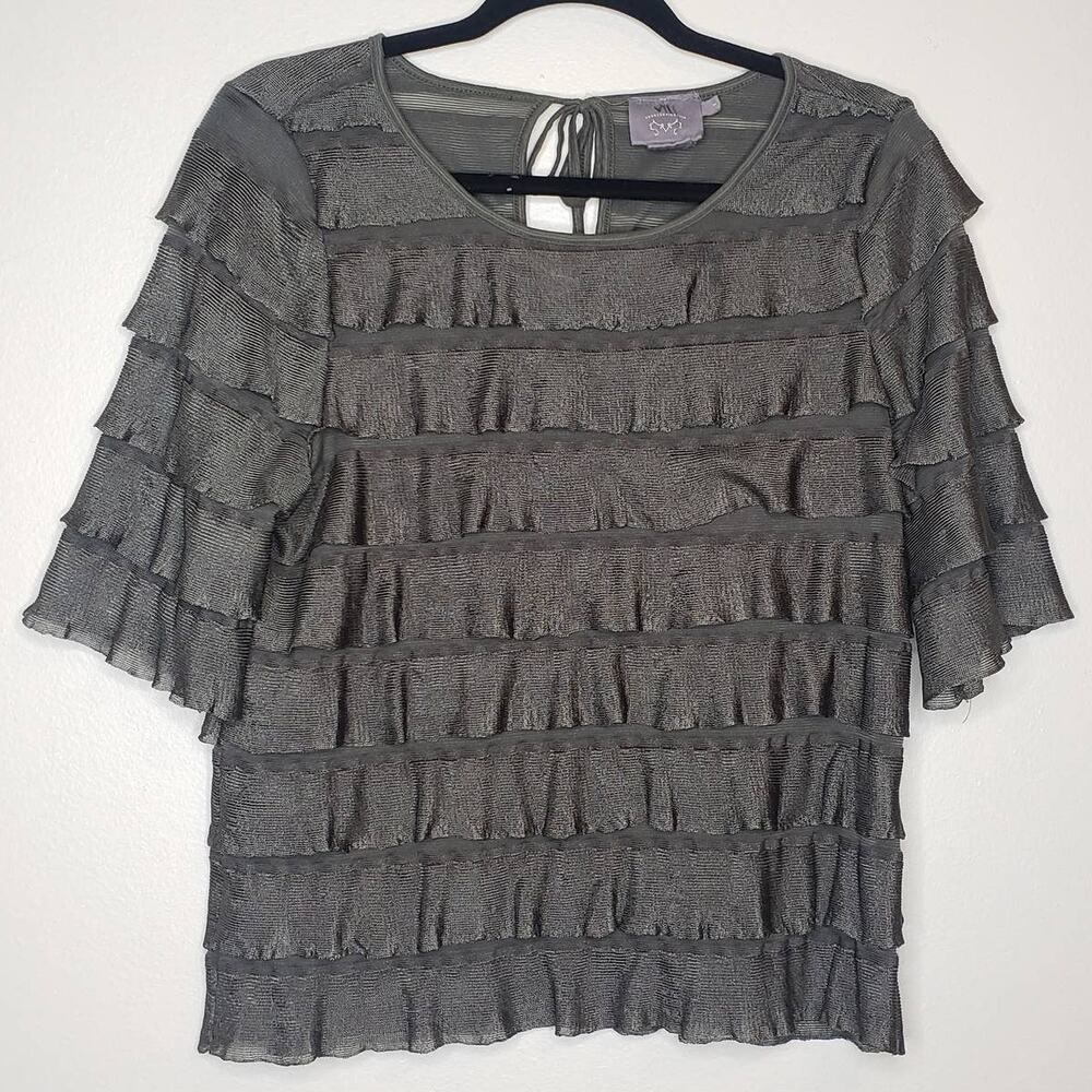 Vanessa Virginia| Tiered Ruffled Top